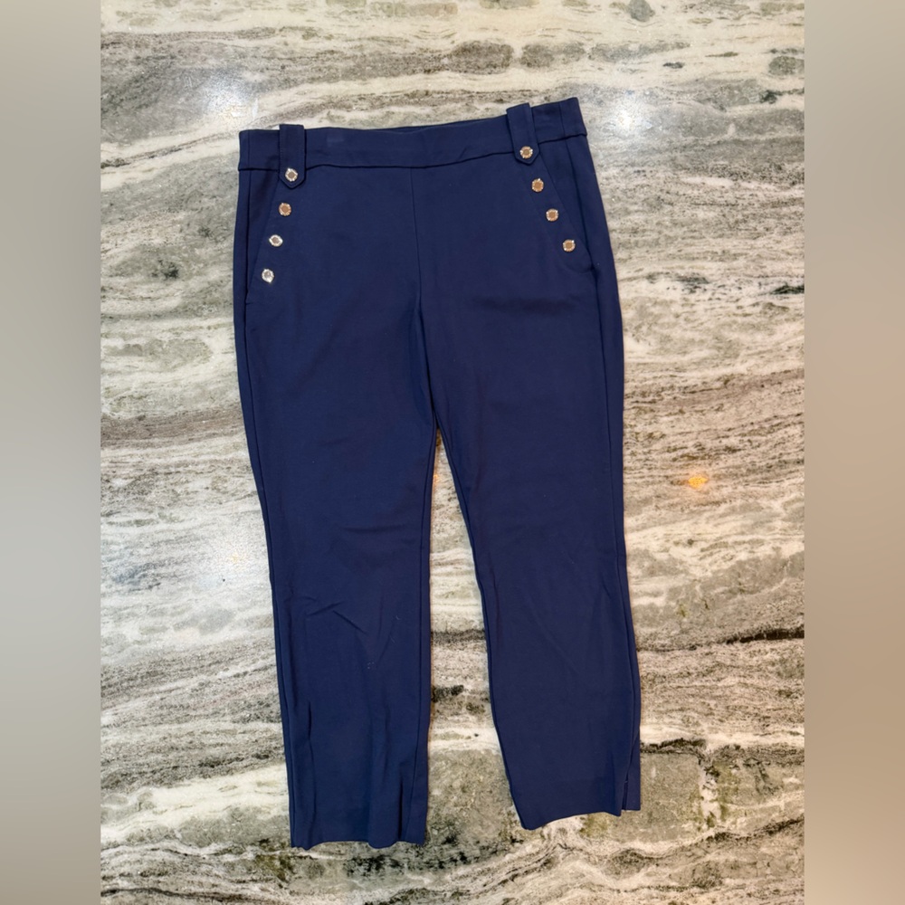 WHBM Jolie Button Straight Luxe Stretch Pant
Size 14 Regular - Picture 4 of 10